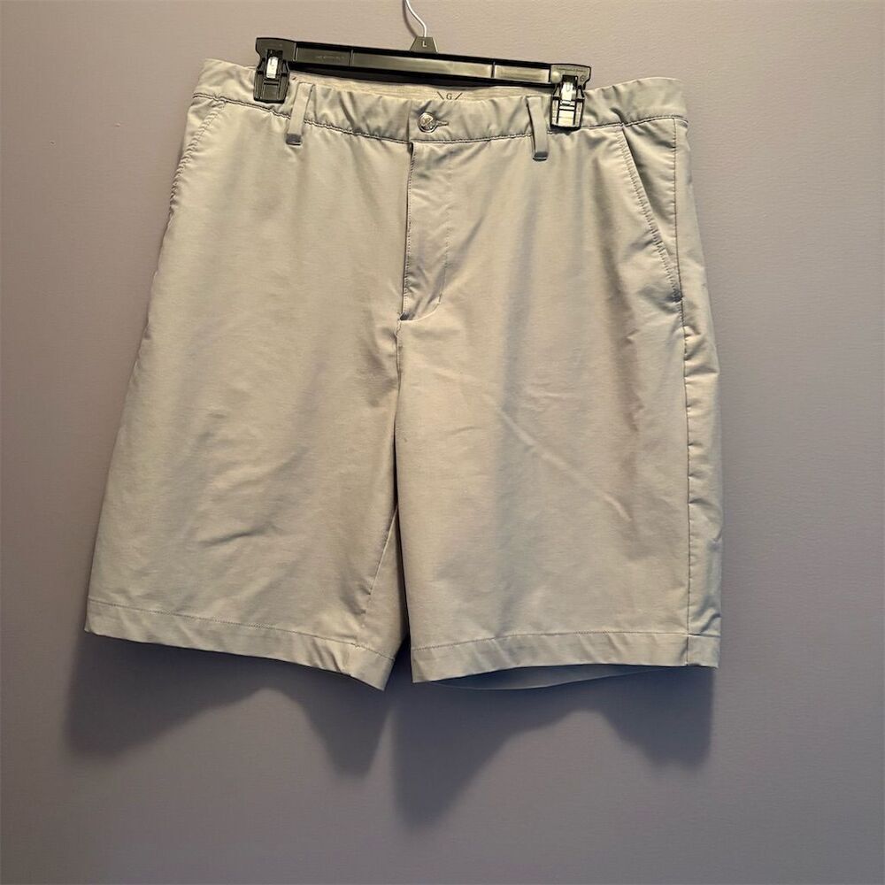 Golf America Men's Gray Chino Shorts Size 36 Casual Summer
